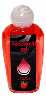 Jahodový lubrikační gel