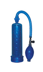 Blue Transparent Pumpa